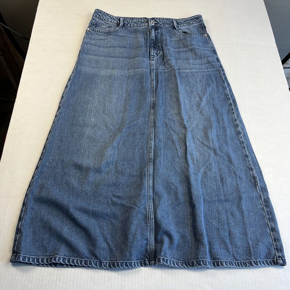 J. Jill Blue Maxi Skirt Tall